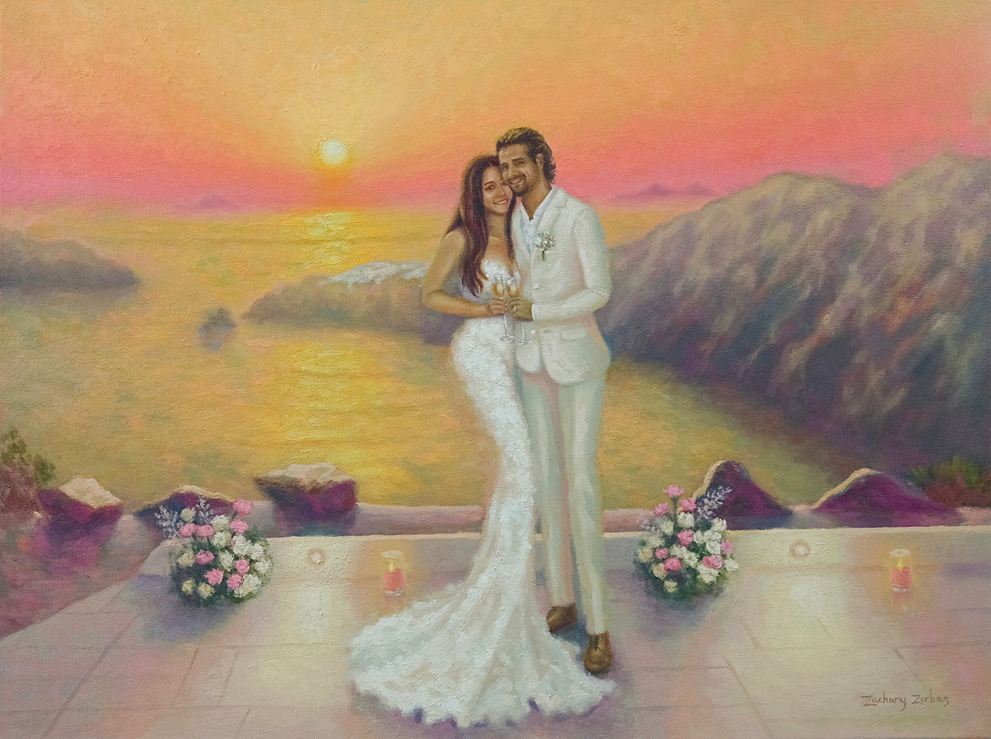 Wedding in Santorini - Kate and Dean